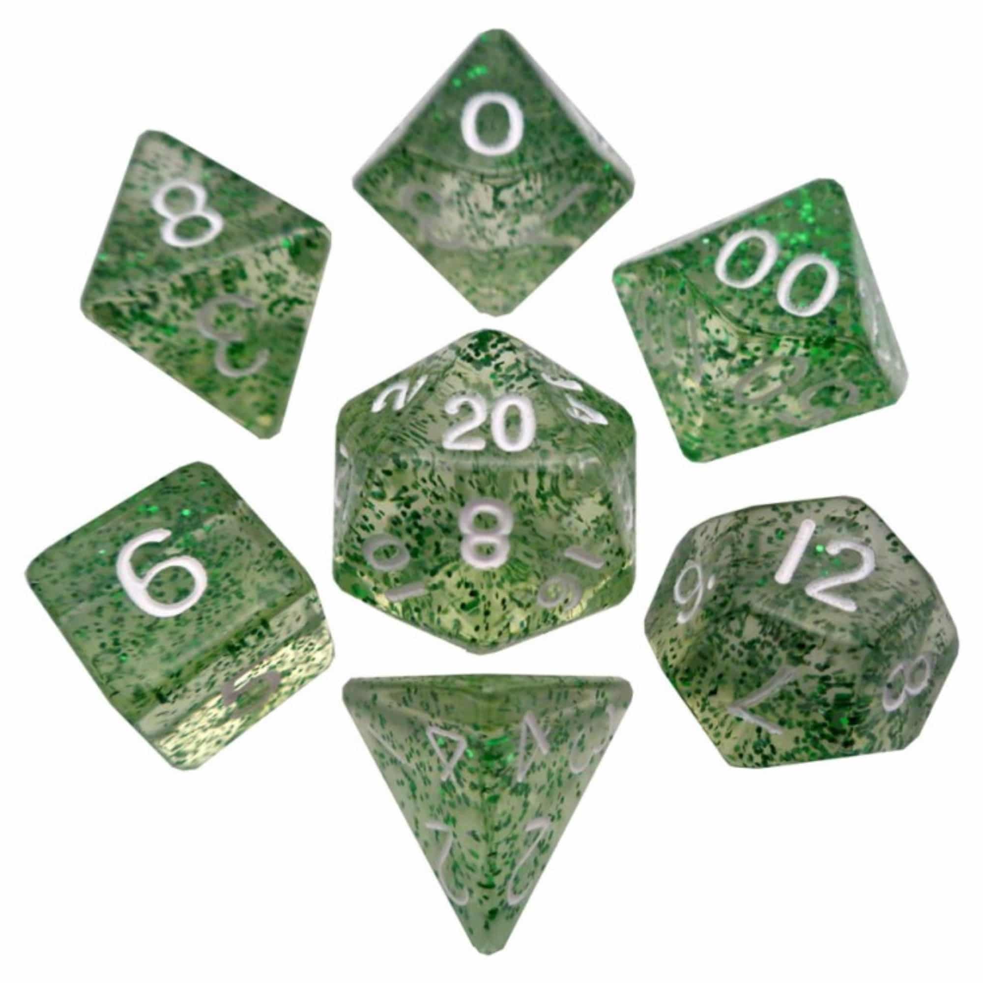 Mini Polyhedral Dice Set: Ethereal Green MD4205 image 0